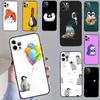 Cute Lovely Penguin Case For iPhone 16 Pro Max 14 13 12 11 15 17 Pro Max Mini 15 16 Plus 16e 17 Air Phone Cover
