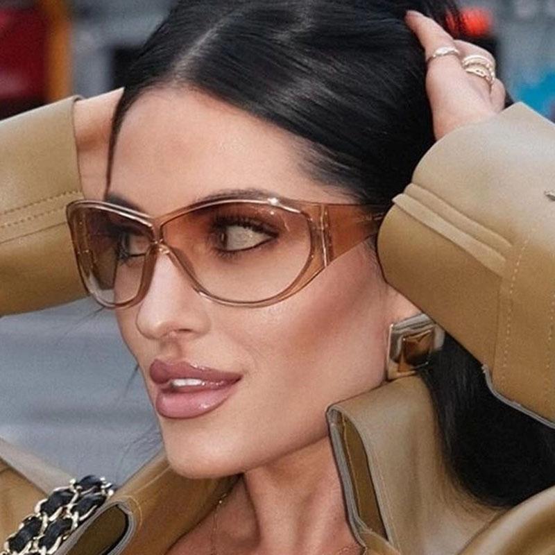 Myopia Sunglasses Women's Durable High Quality High End Designer Style Retro Trendy Edgy Punk Oversized For Both Male Sun Glasses Cm