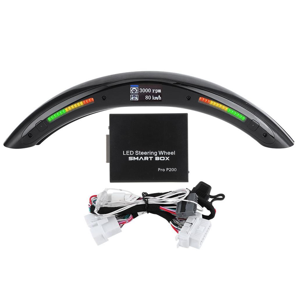 LED Performance Volant 4. generace Závodní Digitální Displej Kontrolky Moduly OBD2 Sady LED Displej Volantu