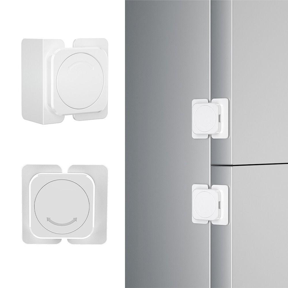 White Cabinet Strap Locks Multi-function Children Protector Drawer Anti Opening Lock  Wardrobe Door