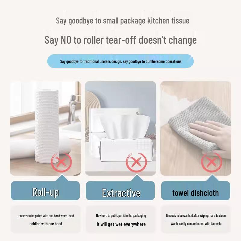 Newcomer Special: Disposable Hanging Paper Towel & Oil-Absorbing Dishcloth