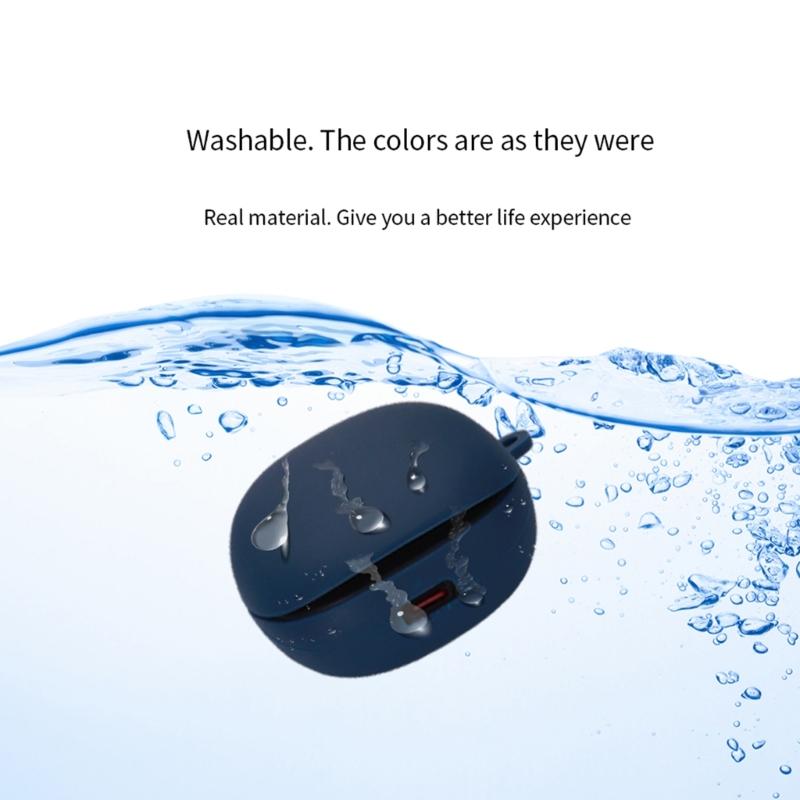 Earphone Shock Housing Skin-friendly Cover for 1MORE AERO Case Washable Shell Protector Non-slip Sleeve Impact-resistant