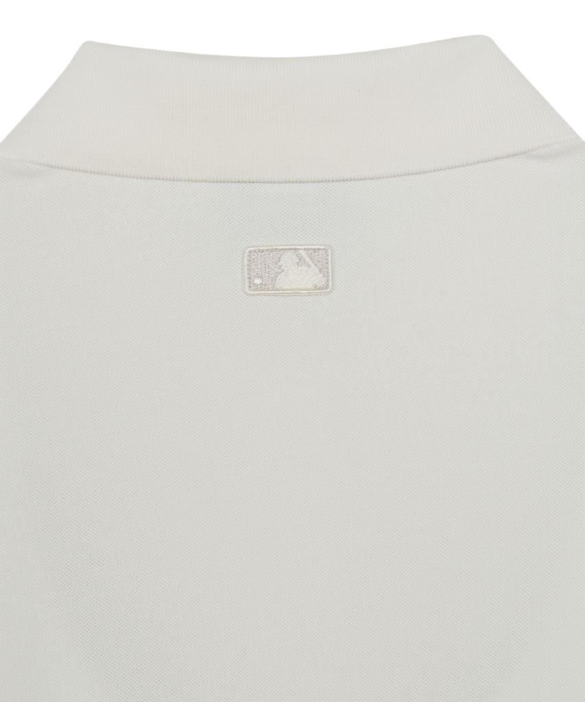 Emelbi Women'S Basic Small Logo Pique Dress Ny (Ivory)