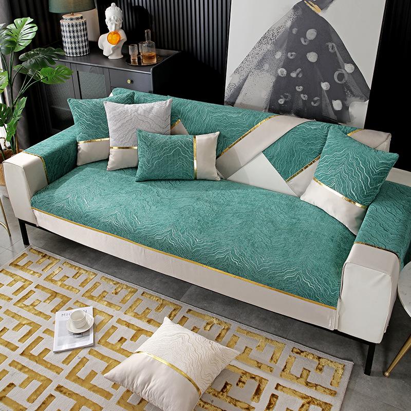 

Скандинавская диванная подушка из синели, универсальная легкая, роскошная, нескользящая, современная простая тканевая подушка для дивана, спинка для полотенец 70*70