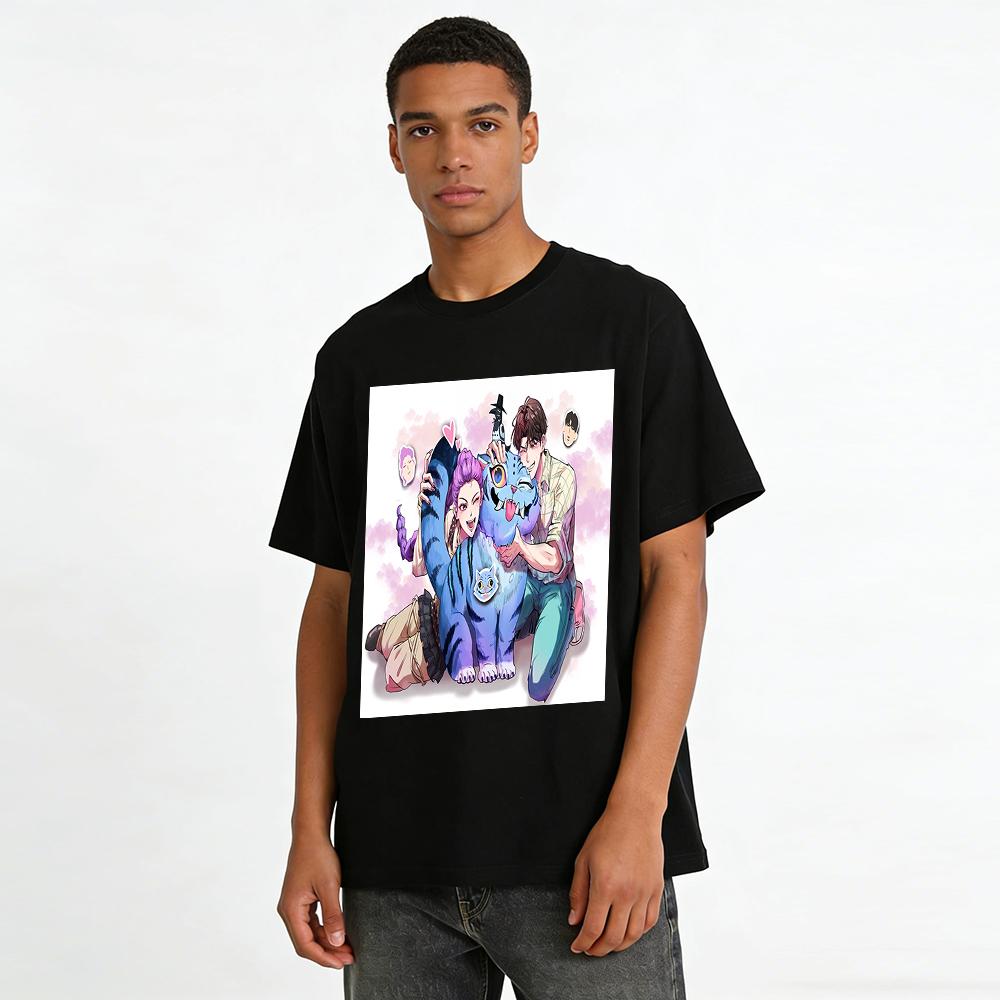 JOJO's Bizarre Adventure Cosplay Tee Jolyne Jotaro Iggy Printed Casual Top Pure cotton T-shirt