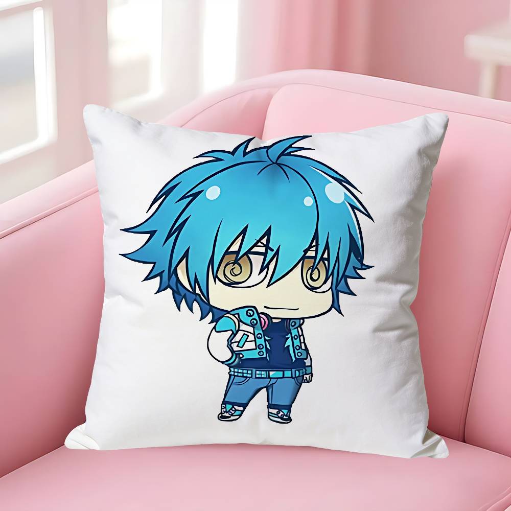 Chibi Aoba SSeragaki Kissenbezüge für Schlafzimmer Wohnzimmer Sofa Heimdeko Polyester Kissenbezug mit Reißverschluss