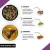 Teacurry Pain Support Tea (1 month Pack, 30 Tea Bags) - Helps with Pain, Headaches & Joint Support