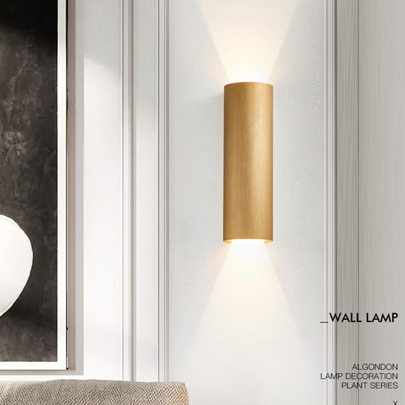 Minimalist Designer Wall Lamp for Living Room, Bedroom, Hotel Corridor, and Bedside: "Light & Shadow"