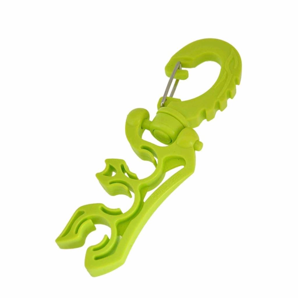 Submersible Secondary Head Clamp – Fixed  Low-Pressure Pipe Clamp, Hose Hook for Quick-Breathing Regulator