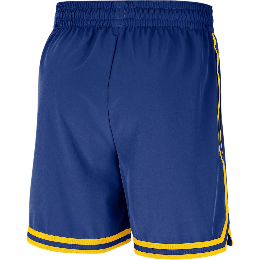 Nike Dri-Fit Nba 6" Uv Woven Shorts Golden State Warriors Elastic Waist Logo Casual Shorts Men shorts HM6556-495