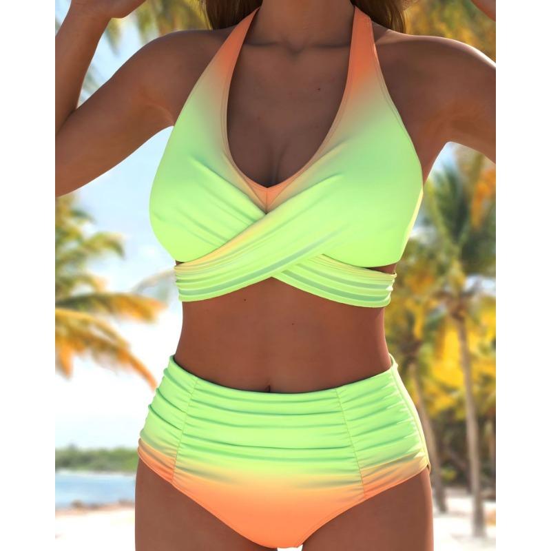 Popular Bikini New Sexy Cross-strap Backless Hot-selling Women's Swimsuit Swimsuit