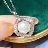 Korean Freshwater Pearl Pendant for Women - 8-9mm, High Luster, 18K Gold Plated, Elegant Jewelry
