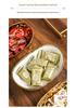 Elegant Multi-Layer Ceramic Fruit Bowl with Electroplating - High-Value Dried Fruit Storage Rack