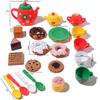 Cake Dessert Playhouse Kitchen Toys Kettle Cookies Tea Set for Girls  New Year Gifts
