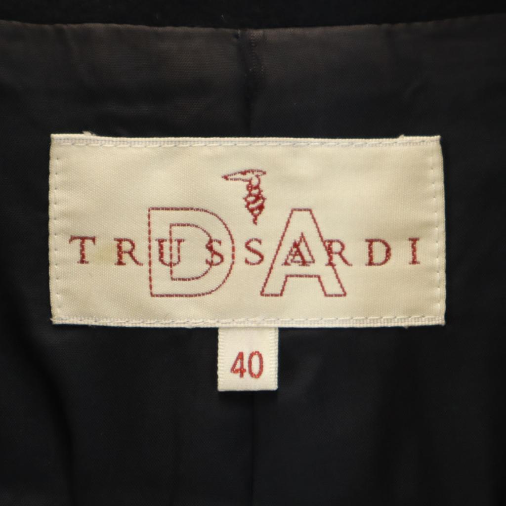 Trussardi Wool Blend Skirt Suit Setup 40 Black Women Used