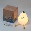 Panda Floral Silicone Night Light - Soft, Eye-Friendly Tap Lamp for Kids' Bedroom or Desk