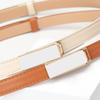 New High-end Lock-button Slim Waist Belt Women's Dress, Cinched Waist Sweater, Suit Decoration, Adjustable Women's Belt