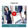 Elegant Women's Summer Suit Set - Professional, Short-Sleeved Front Desk Uniform, Thin Style