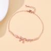 New Bow Love Zircon Cute Sweet Bracelet Women's Simple Trend Design Jewelry