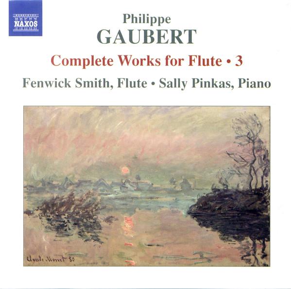 

CD GAUBERT, SMITH; PINKAS - Complete Works for Flute 3 8557307 Naxos 2006 Canada ObiClassical Used