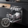 Grey Dishrack Wheel Plastic Dishwasher Rack Tires Practical Dishwasher Roller  Home