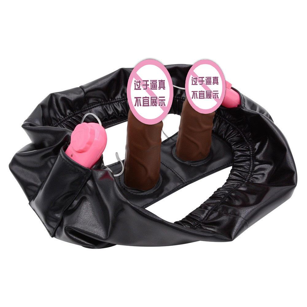 Sexy Wearable Fake Penis Underwear Women's Wearable Dildo Vibration Vibrator Female Masturbation Anus Toy