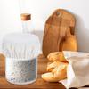 5Pcs Sourdough Jar Cover, Reble Sourdough Starter Jars Covers Linen Elastic Cloth Breathable Jar Topper Lid Fermentation Container Tops for Kombucha
