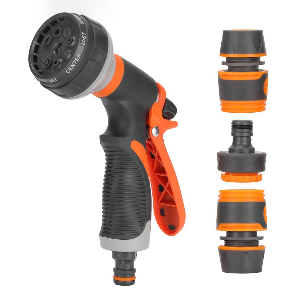 Garden Hose Nozzle Adjustable Ergonomic Tool Free Water Hose Nozzle Sprayer for Outdoor Car Washing