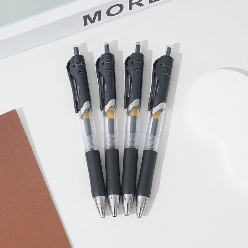 K35 Click-Action Ballpoint Pen - Red/Black/Blue, Bullet Tip, Carbon Fiber, for Office & Students