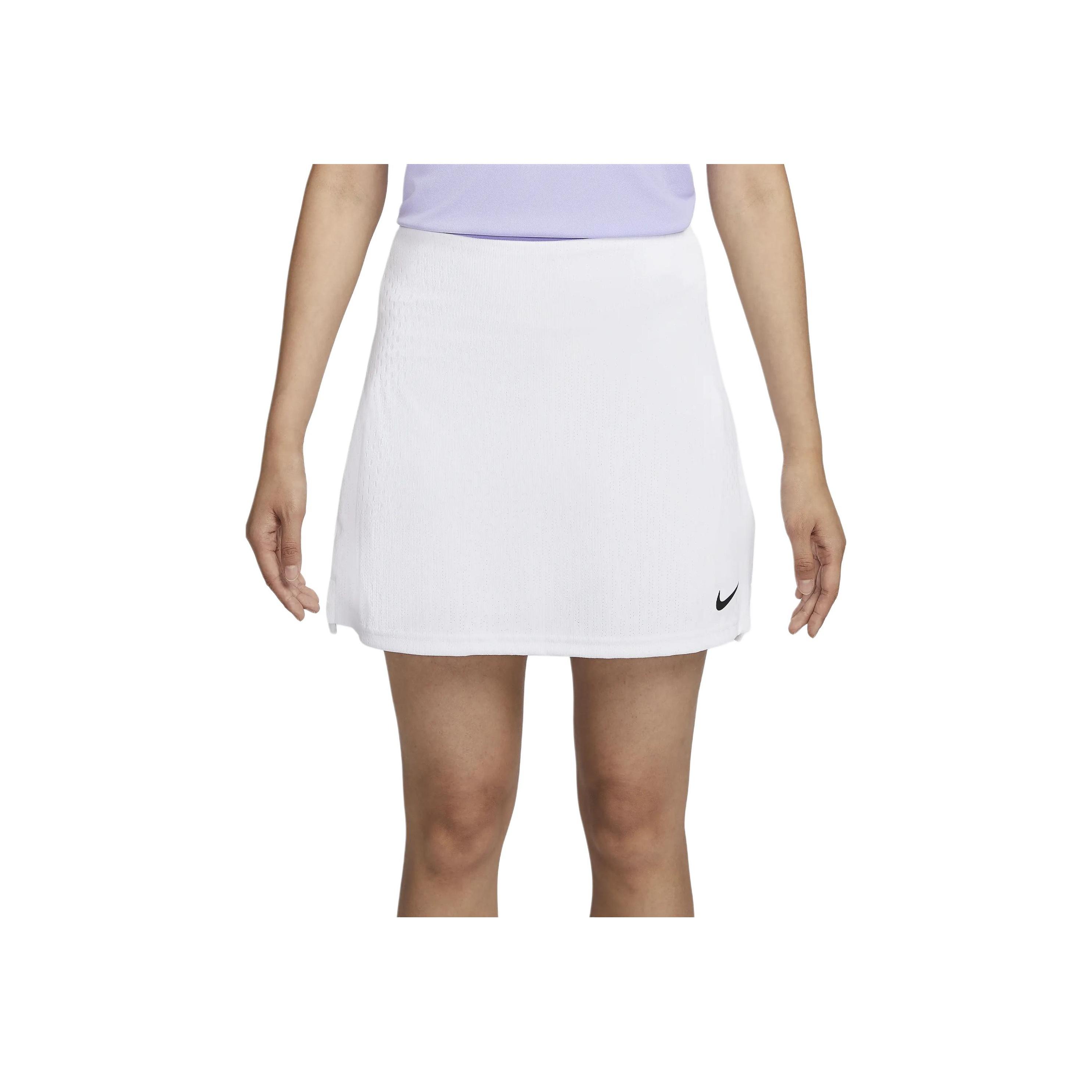 

Nike Dri-FIT ADV Классическая дышащая влагоотводящая однотонная юбка для гольфа женские юбки белые черные FD5599-100 S