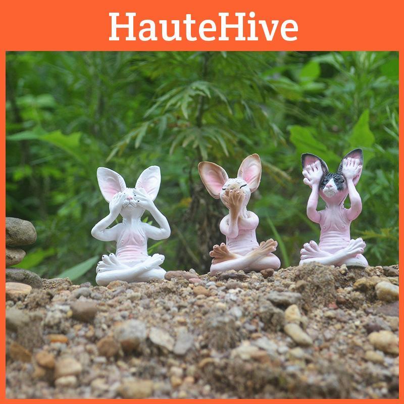 Resin Kitten Animal Home Desktop Decoration Small Accessories Gifts Holiday