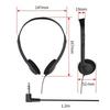 Wired Headworn Wired Headset 3.5MM Wired Headworn Earphones Cellular Wired Headset  Students