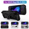 Etui TPU Clear Hard z podstawką do ASUS Rog Ally X 2024, Rog Alloy X Akcesoria Ochronna osłona Miękka skóra Kickstand Grip Case