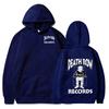 Death Row Records Hoodies Frühling Herbst Fleece Hoodie Pullover Mode Herren Damen Locker Kapuzenpullover Hip Hop Streetwear Top