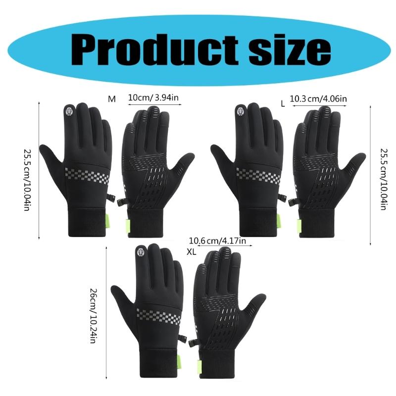 Warm Snowboarding Gloves for Biking Motorcycling Ski Gloves Windproof Skiing Thermals Gloves Winter Touchscreens Glove