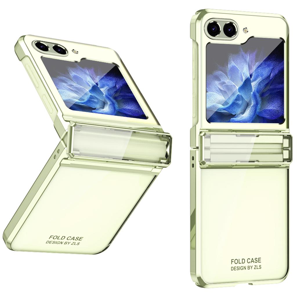 For Samsung Galaxy Z Flip6 5G/Z Flip5 5G Case Electroplating Hard PC Folding Phone Cover
