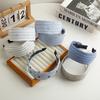 New Checkered Wide Fabric Headband Sweet Academic Vintage Hair Band Non-Slip Toothed Design Korean Retro Hair Accessories