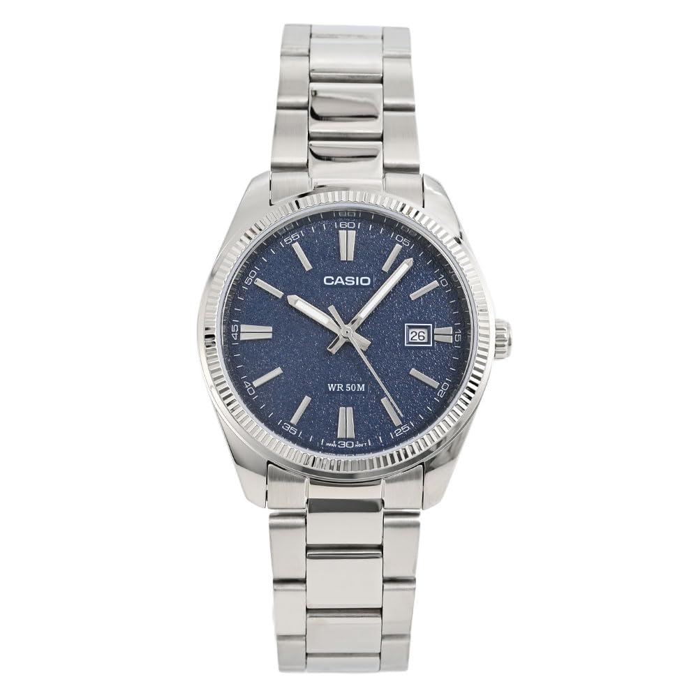 CASIO Analog Quartz STANDARD Silver Blue MTP-1302DA-2A1