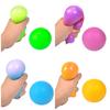 TPR Dough Ball Squeeze Toy Soft Fast-Rising Fidget for Stress Relief Cute Portable Decompression Gadget for Kids Adults Novelty Gift for Anxiety