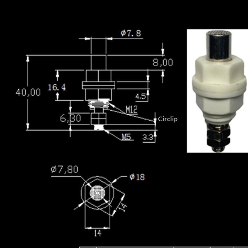 1/3Pairs 18650 Lithium Battery Testing Probe 20A Probe Copper Gold-Plated Battery Charging Pin Positive Nagetive