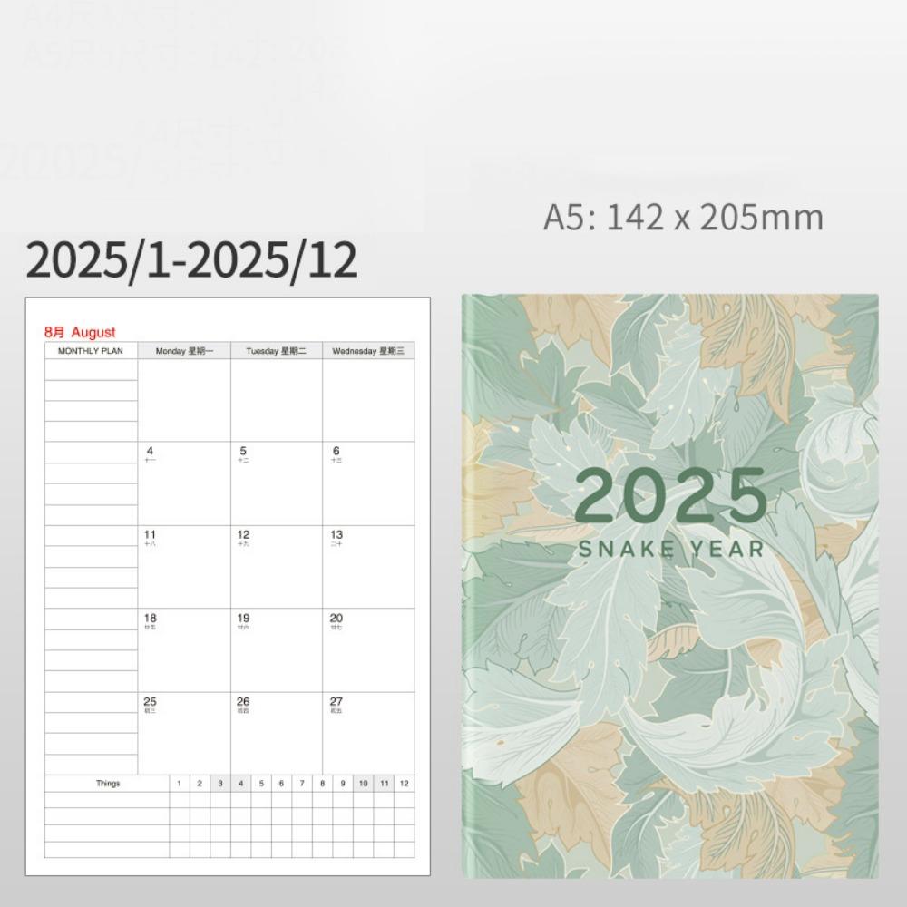 Thick Paper Day/Week/Year Agenda Planner Notepad 84 Pages Datebook  To Do List