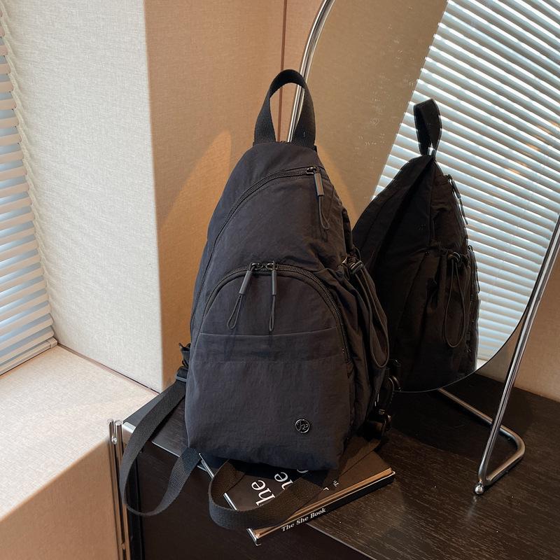 Multi-purpose backpack women's new casual versatile large-capacity backpack commuter student breast bag messenger bag