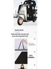Windproof Fleece-Lined Electric Vehicle Windshield Cape - Full Coverage for Neck & Shoulder Warmth and Cold Protection.