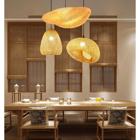 Creative Bamboo Chandelier Pendant Lamp E26/E27 Screw Hanging Lamps Bedside Chandelier/Ceiling Lighting Indoor Lighting Decorative Hanging Lamps