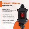 2X IP65 Rainproof And Waterproof Ship Type Switch 220V Power Supply Intermediate Switch Electrical High Connector