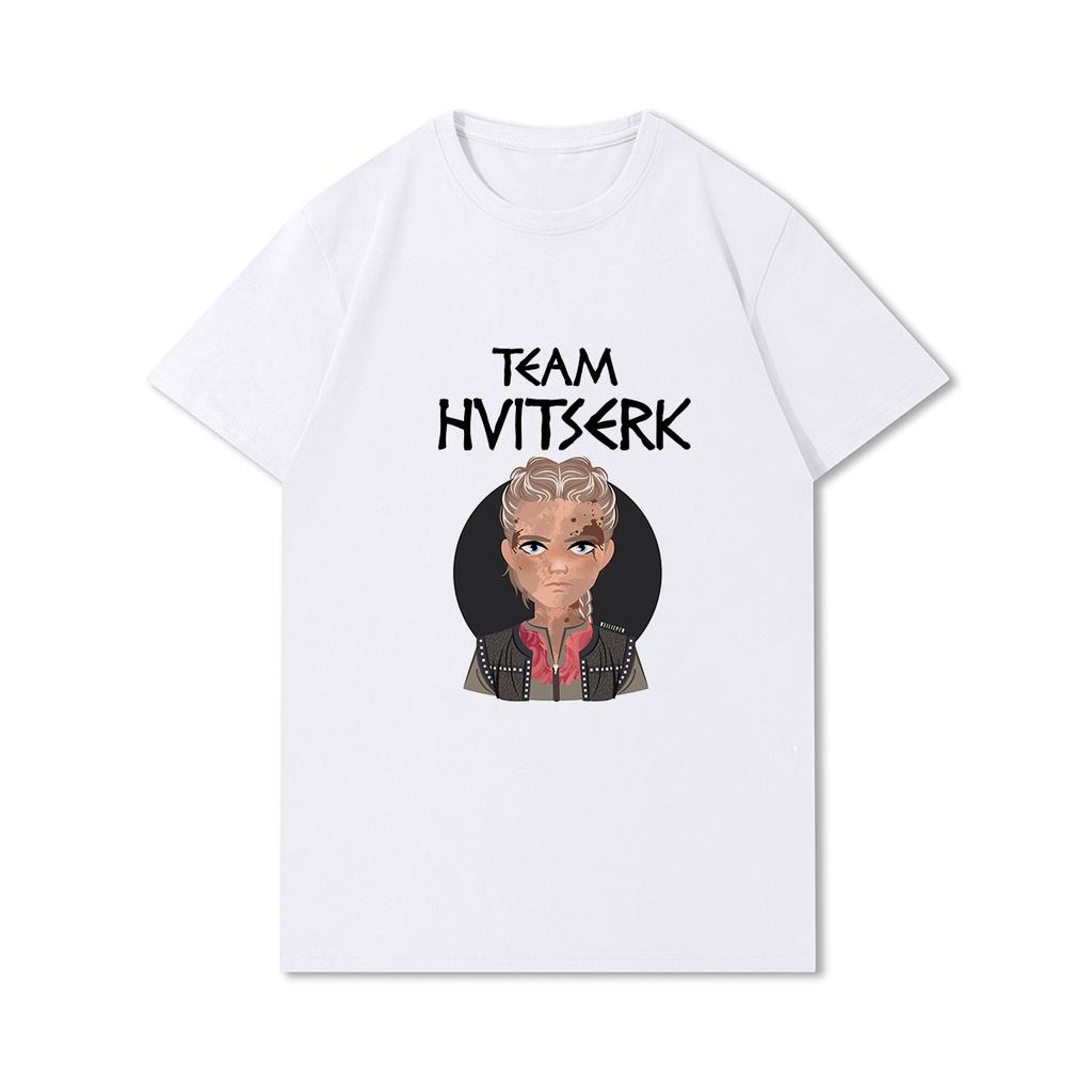 100% Cotton Summer Men T Shirts Viking Vintage Skull Beard with Headphone Printed Casual Top Tees