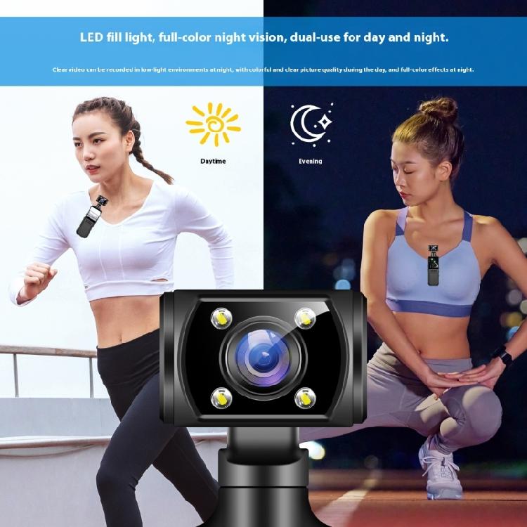 4K Sports Wearable Camera 180 Degree Travel Bike Driver Recorder Pocket Camera for Motorcycle Vlogging Sports