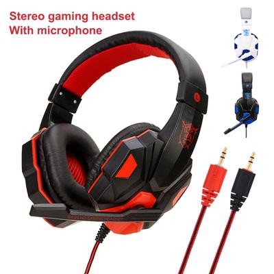 Soyto SY830MV Stereo Gaming Headset Volume Control Headphone with Mic for