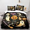 New 3D Print Halloween Boo Cartoon Bedding Set,Duvet Cover Bed Set Quilt Cover Pillowcase,King Queen Twin Size Boys Girls Adults
