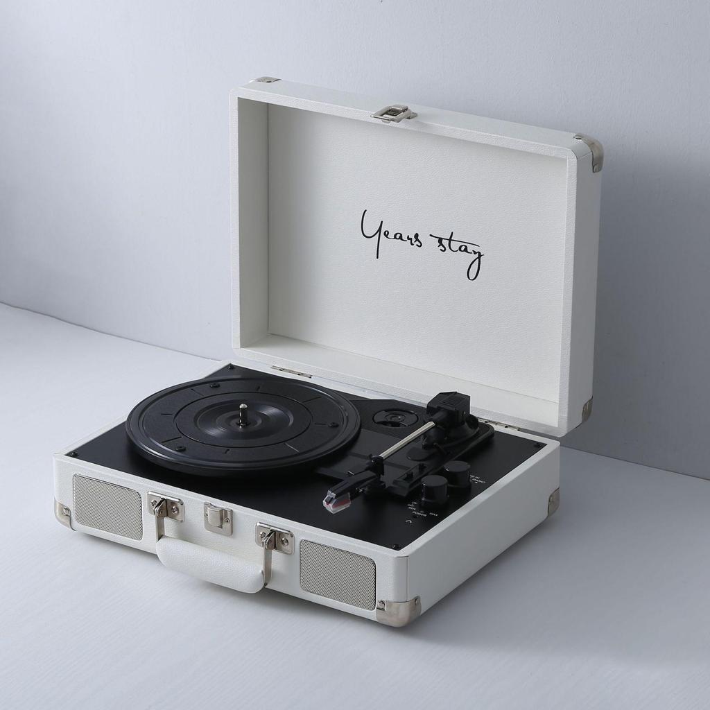 Portable Retro Bluetooth Vinyl Turntable and Multifunctional Speaker